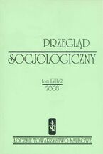 Okładka - Przegląd Socjologiczny t. 57 z. 2/2008 - Zbigniew Bokszański, Marek Czyżewski, Jolanta Kulpińska, Krystyna Lutyńska, Paweł Starosta, Wielisława Warzywoda-Kruszyńska