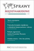 Okładka - Sprawy Międzynarodowe 1/2013 - Robert Kupiecki, Stanisław Parzymies, Konrad Zasztowt, Joanna Pawełek - Mendez
