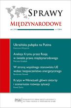 Okładka - Sprawy Międzynarodowe 1/2014 - Kazimierz Wóycicki, Patrycja Grzebyk, Bartłomiej Nowak, Jarosław Ćwiek-Karpowicz, Patrycja Operacz, Paweł Zerka, Anna Pudło, Danuta Adamiec, Aneta Skorupa-Wulczyńska, Jacek Tebinka, Jerzy Menkes, Maria Dunin-Wąsowicz
