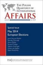Okładka - The Polish Quarterly of International Affairs 1/2014 - Agata Gostyńska, Roderick Parkes, Jacek Saryusz-Wolski, Brendan Donnelly, Almut Möller, Renaud Thillaye, Valentin Kreilinger, Göran Von Sydow, Zuzanna Nowak, Anita Sobják, Iryna Stankevich