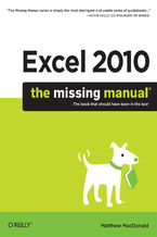 Okładka - Excel 2010: The Missing Manual - Matthew MacDonald