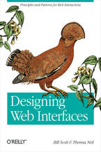 Okładka - Designing Web Interfaces. Principles and Patterns for Rich Interactions - Bill Scott, Theresa Neil