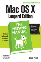 Okładka - Mac OS X Leopard: The Missing Manual - David Pogue