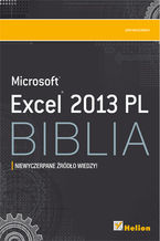 Okładka - Excel 2013 PL. Biblia - John Walkenbach