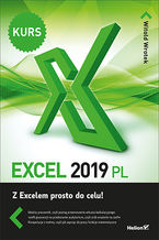 Okładka - Excel 2019 PL. Kurs - Witold Wrotek