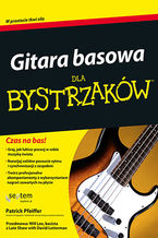 Okładka - Gitara basowa dla bystrzaków - Patrick Pfeiffer