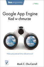 Okładka - Google App Engine. Kod w chmurze - Mark C. Chu-Carroll