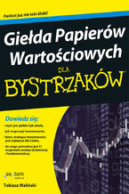 Okładka - Giełda Papierów Wartościowych dla bystrzaków - Tobiasz Maliński