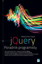 Okładka - jQuery. Poradnik programisty - Włodzimierz Gajda