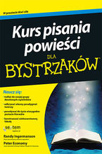 Okładka - Kurs pisania powieści dla bystrzaków - Randy Ingermanson, Peter Economy
