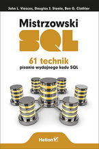 Okładka - Mistrzowski SQL. 61 technik pisania wydajnego kodu SQL - John L. Viescas, Douglas J. Steele, Ben G. Clothier