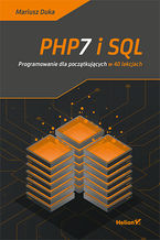 Okładka - PHP7 i SQL. Programowanie dla początkujących w 40 lekcjach - Mariusz Duka