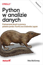 Okładka - Python w analizie danych. Przetwarzanie danych za pomocą pakietów pandas i NumPy oraz środowiska Jupyter. Wydanie III - Wes McKinney