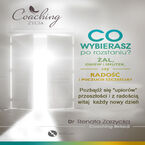 Okładka - Co wybierasz po rozstaniu - żal, gniew i smutek, czy radość i poczucie szczęścia? (audiobook) SERIA: Rozstanie (cz.2/6) - dr Renata Zarzycka