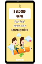 Okładka - 5 Second game. Basic level matura exam. Secondary school - Katarzyna Rak