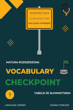 Okładka - Vocabulary Checkpoint - Joanna Tomczuk