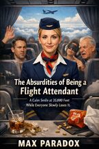 Okładka - The Absurdities of Being a Flight Attendant - A Calm Smile at 35,000 Feet While Everyone Slowly Loses It - Max Paradox