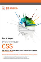 Okładka - Podręcznik CSS. Eric Meyer o tworzeniu nowoczesnych układów stron WWW. Smashing Magazine - Eric Meyer