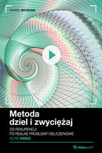 Okładka - Metoda dziel i zwyciężaj. Kurs video. Od rekurencji po realne problemy obliczeniowe - Paweł Bogdan