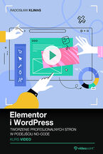 Okładka - Elementor i WordPress. Kurs video. Tworzenie profesjonalnych stron w podejściu no-code - Radosław Klimas