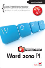 Okładka - Word 2010 PL. Pierwsza pomoc - Magdalena Gunia