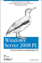 Okładka - Windows Server 2008 PL. Przewodnik encyklopedyczny - Jonathan Hassell