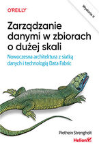 Okładka - Zarządzanie danymi w zbiorach o dużej skali. Nowoczesna architektura z siatką danych i technologią Data Fabric. Wydanie II - Piethein Strengholt