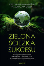 Okładka - Zielona ścieżka sukcesu. Praktyczny przewodnik dla małych i średnich firm w zarządzaniu środowiskowym - Justyna Berniak-Woźny, Małgorzata Gosek