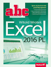 Okładka książki ABC Excel 2016 PL