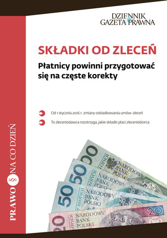 Składki od zleceń Danuta Denkiewicz - okladka książki