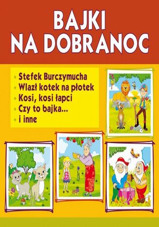 Bajki na dobranoc Maria Konopnicka, Krystian Pruchnicki - okladka książki