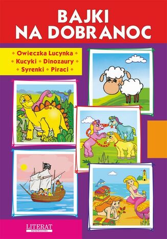 Bajki na dobranoc. Owieczka Lucynka. Kucyki. Dinozaury. Syrenki. Piraci Krystian Pruchnicki - okladka książki