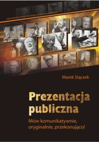 Prezentacja publiczna Marek Stączek - okladka książki