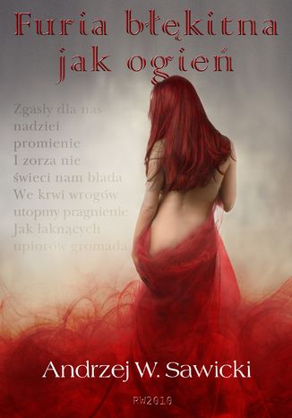 Furia błękitna jak ogień Andrzej W. Sawicki - okladka książki