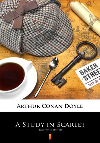 A Study in Scarlet Arthur Conan Doyle - okladka książki