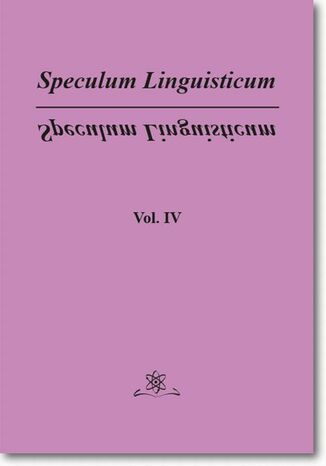 Speculum Linguisticum Vol. 4 Jan Wawrzyńczyk - okladka książki