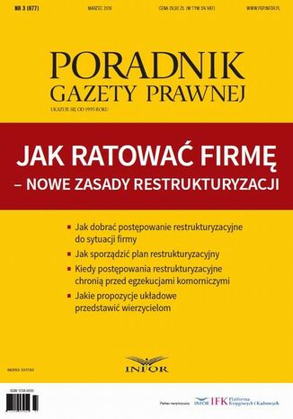 Jak ratować firmę - nowe zasady restrukturyzacji Infor Pl - okladka książki
