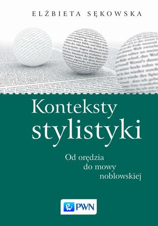 Konteksty stylistyki Elżbieta Sękowska - okladka książki