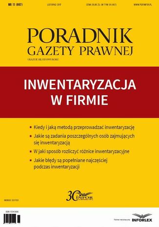Inwentaryzacja w firmie Infor Pl - okladka książki