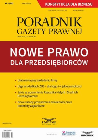 Nowe prawo dla przedsiębiorców Robert Rykowski, Adam Tula - okladka książki