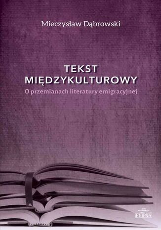 Tekst międzykulturowy Mieczysław Dąbrowski - okladka książki