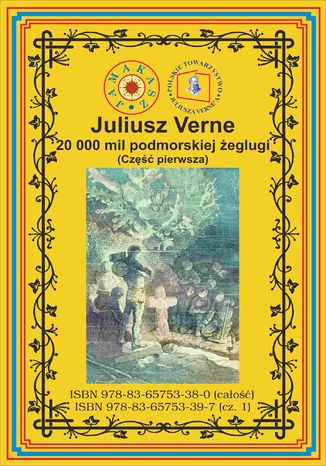 20 000 mil podmorskiej żeglugi. Część 1 Juliusz Verne - okladka książki