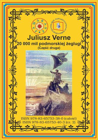 20 000 mil podmorskiej żeglugi. Część 2 Juliusz Verne - okladka książki