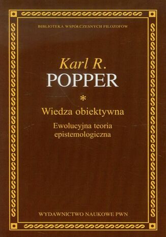 Wiedza obiektywna Karl R. Popper - okladka książki