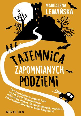 Tajemnica zapomnianych podziemi Magdalena Lewańska - okladka książki