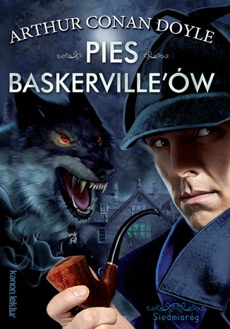 Pies Baskerville'ów Arthur Conan Doyle - okladka książki