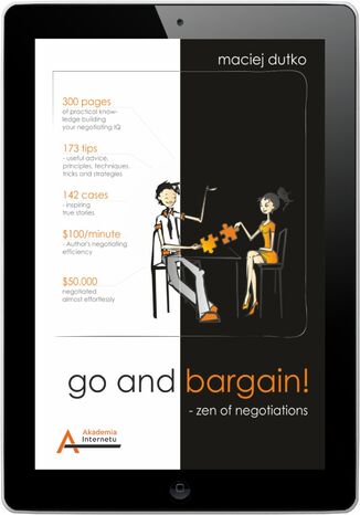 Go and bargain! Zen of negotiations (Targuj się! Zen negocjacji) Maciej Dutko - okladka książki