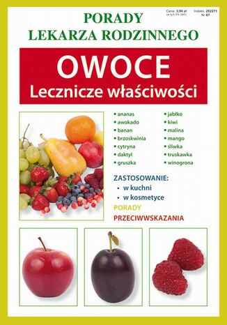 Owoce. Lecznicze właściwości Anna Kubanowska - okladka książki