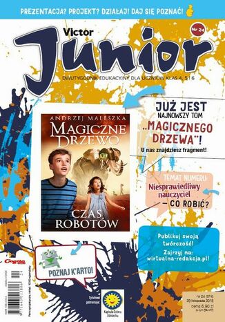 Victor Junior 24/2018 Ewa Mackiewicz - okladka książki