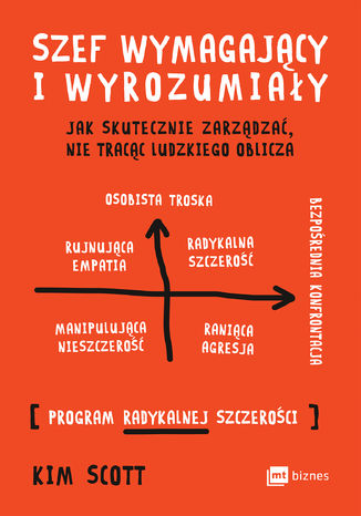 Szef wymagający i wyrozumiały Kim Scott - okladka książki